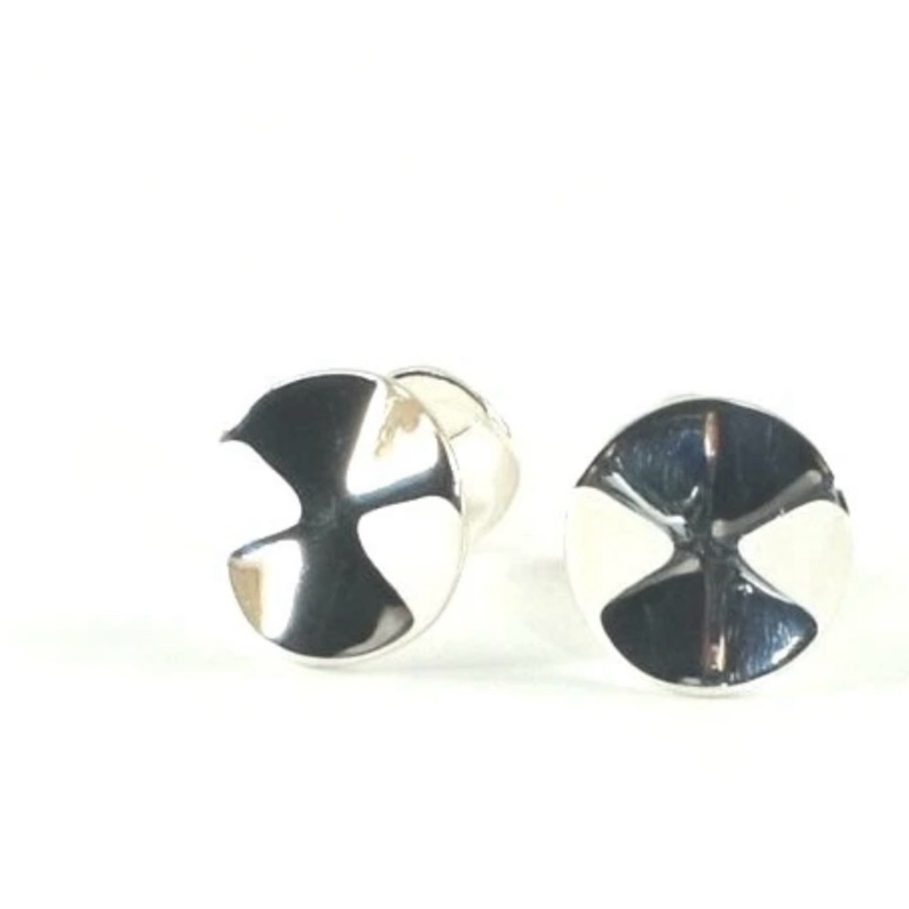 IPPOLITA Stering Silver Mens Cufflinks
Wavy Disc Disk .925 New! $325. dustbag
